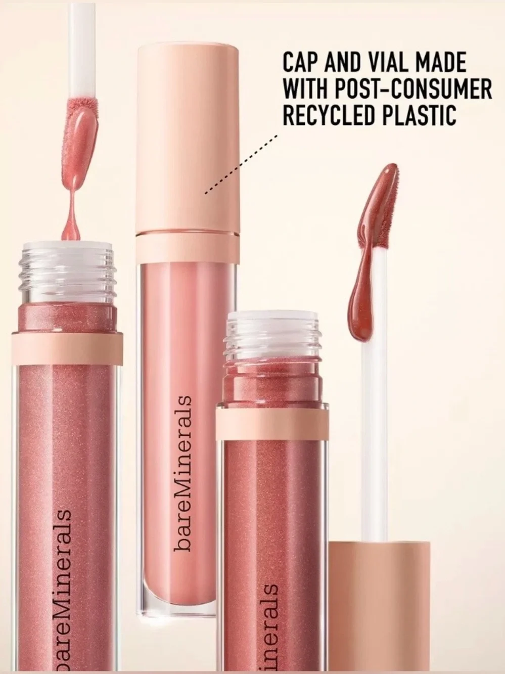 BareMinerals Lip Gloss-Balm Sincerity rosewood - Mini Size